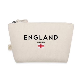 Flagge Englands, elegantes minimalistisches Design - Bio-Täschchen - Natur - Vorne