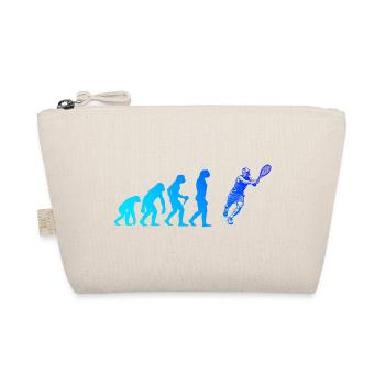 Geschenkidee für einen Tennis mit Tennis - Bio-Täschchen - Natur - Vorne