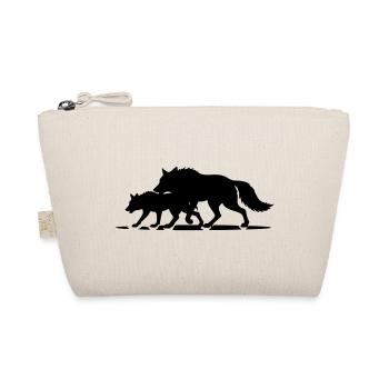 T-shirt Loups Meute - Wolf Pack Strength - Organic Pouch - nature - Front