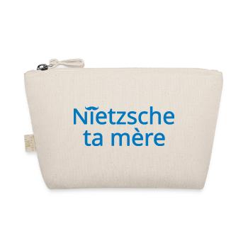 Nietzsche ta mère Bleu Clair - Trousse biologique - nature - Devant