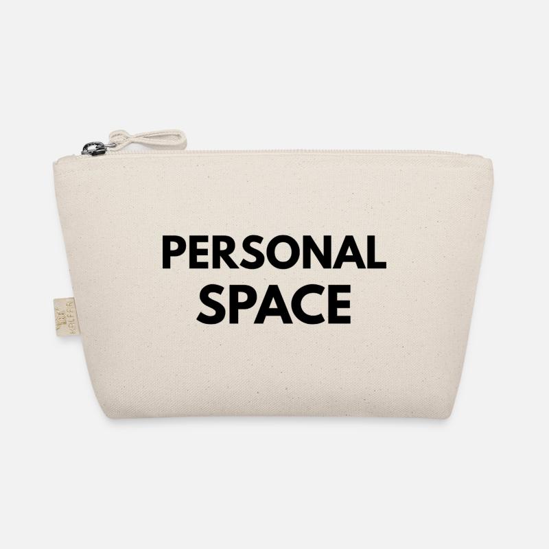 Personal Space Minimal-Quote-Design Bio-Täschchen