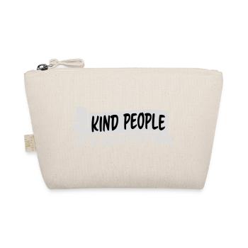 Kind People Are My Kinda People Freundlichkeit - Bio-Täschchen - Natur - Vorne