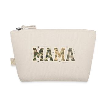 MAMA Military Camouflage Pattern | Retro Look - Organic Pouch - nature - Front