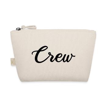 crew_schrift - Bio-Täschchen - Natur - Vorne