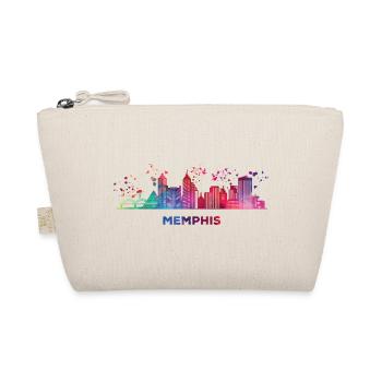 Memphean Skyline Memphis - Bio-Täschchen - Natur - Vorne