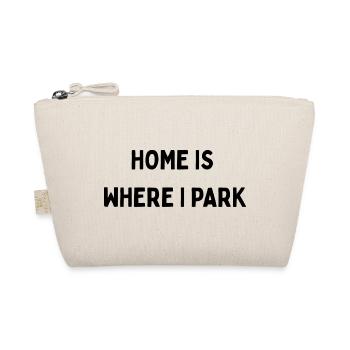 Home is where I park Vanlife Roadtrip Camper  - Bio-Täschchen - Natur - Vorne