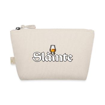 Sláinte Bierglas Design - Bio-Täschchen - Natur - Vorne