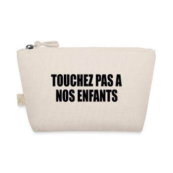 Ne touchez pas à nos enfants  - Bio-Täschchen - Natur - Vorne