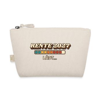 Rente 2027 lädt - Retro Ladebalken - Bio-Täschchen - Natur - Vorne