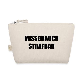 MISSBRAUCH STRAFBAR - Bio-Täschchen - Natur - Vorne