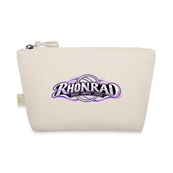 Rhönrad Motiv Lila Knoten - Bio-Täschchen - Natur - Vorne