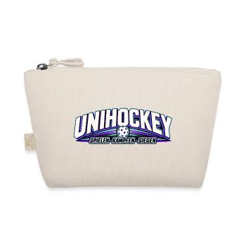 Unihockey NeonLogo Kraftvoll - Bio-Täschchen - Natur - Vorne