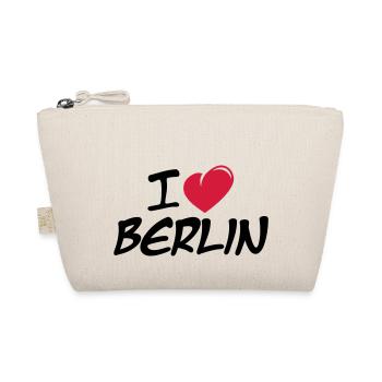 I love Berlin / Ich liebe Berlin - Bio-Täschchen - Natur - Vorne