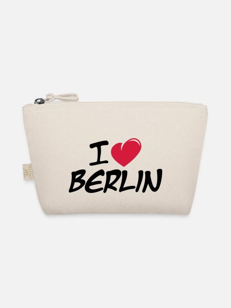 I love Berlin / Ich liebe Berlin - Trousse biologique - nature - Devant