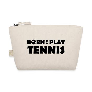 Born to play Tennis - Organic Pouch - nature - Front