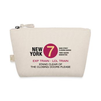 New York City Subway Subway 7 Manhattan Queens NYC - Organic Pouch - nature - Front