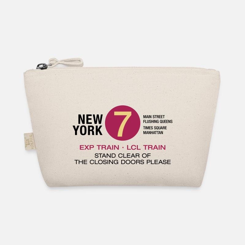 New York City Subway Subway 7 Manhattan Queens NYC Organic Pouch