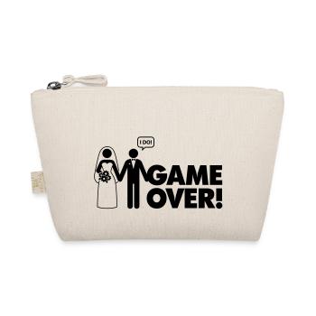 Game over. I am married. - Organic Pouch - nature - Front