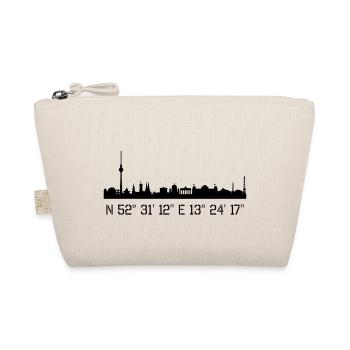 Berlin Koordinaten N 52° 31' 12'' O13° 24' 17'' - Bio-Täschchen - Natur - Vorne
