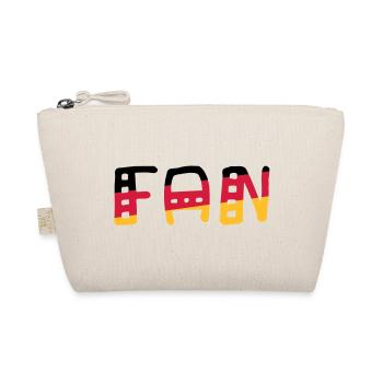 FAN - Shirt Deutschland - Bio-Täschchen - Natur - Vorne