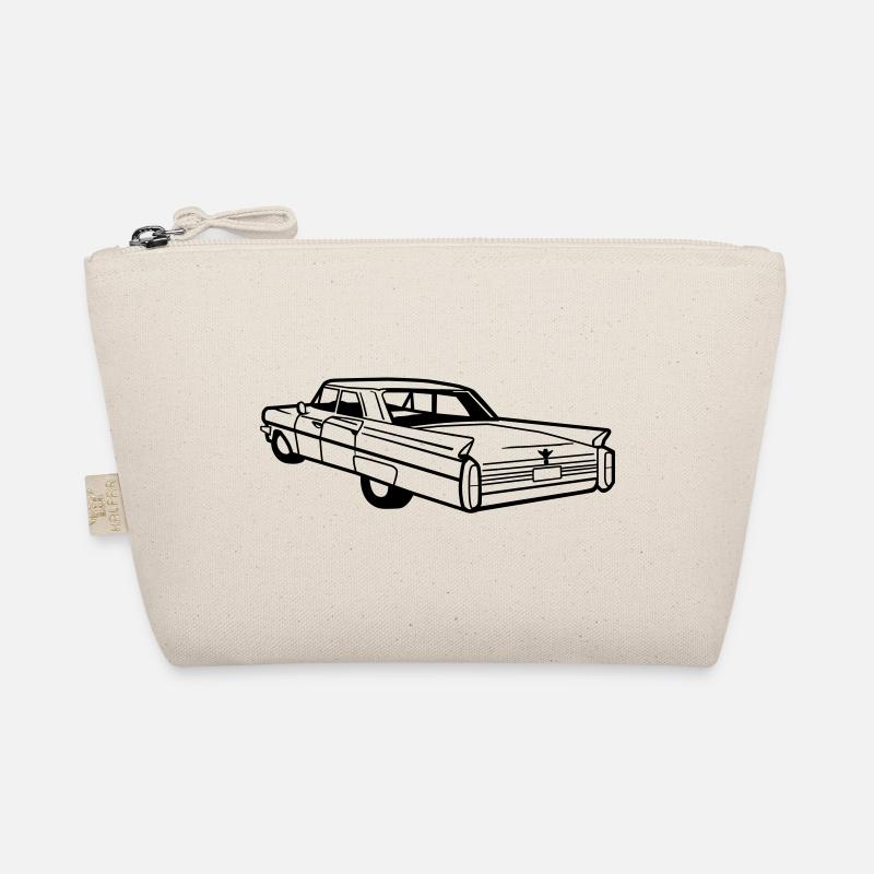 Caddy Vektor - Oldtimer, Low Rider - Bio-Täschchen - Natur