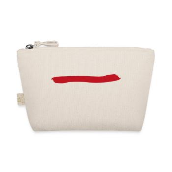 Cadeau de peintre peinture éclaboussures de peinture rouge blob rouge - Trousse biologique - nature - Devant