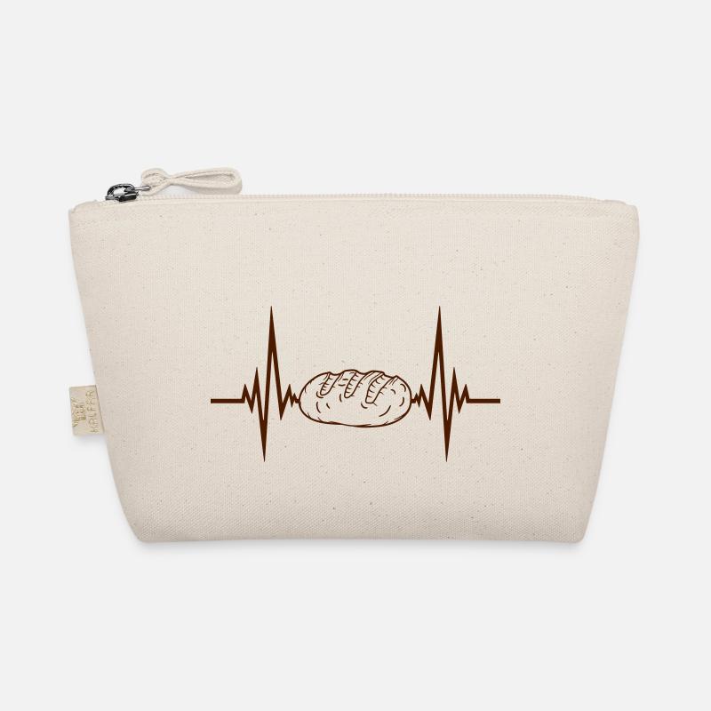 heartbeat pulse frequency hunger loaf bread slice Organic Pouch