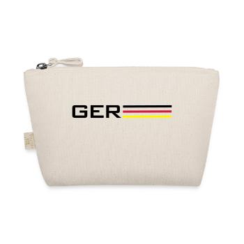 Deutschland GER Symbol - Bio-Täschchen - Natur - Vorne