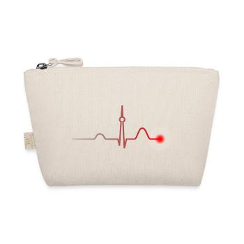 Berlin Heartbeat - Bio-Täschchen - Natur - Vorne