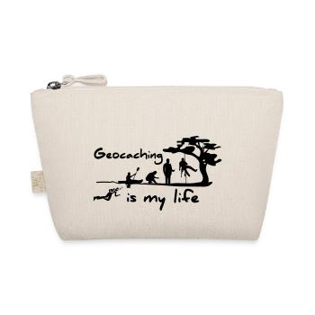 1016_geocaching_is_my_life - Bio-Täschchen - Natur - Vorne