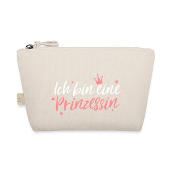 Ich bin eine Prinzessin Partnershirt - Bio-Täschchen - Natur - Vorne
