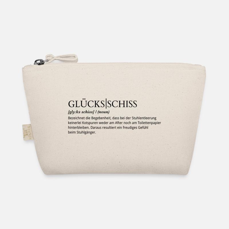 Glücksschiss Definition schwarz Bio-Täschchen