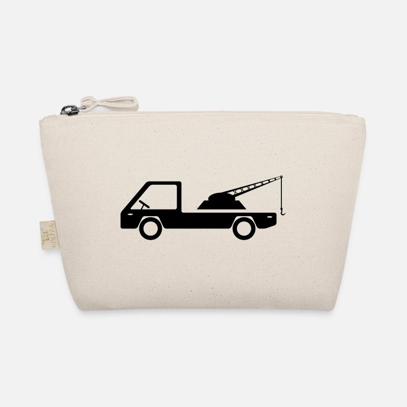 Abschleppwagen Grafik - Bio-Täschchen - Natur