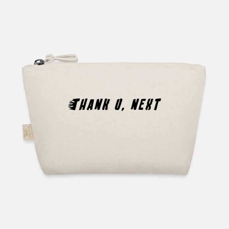 Phrase Thank you, next Ariana black fire Organic Pouch