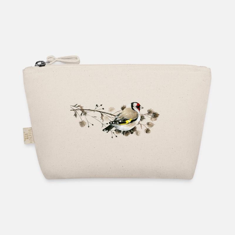 Stieglitz auf Klette Bio-Täschchen