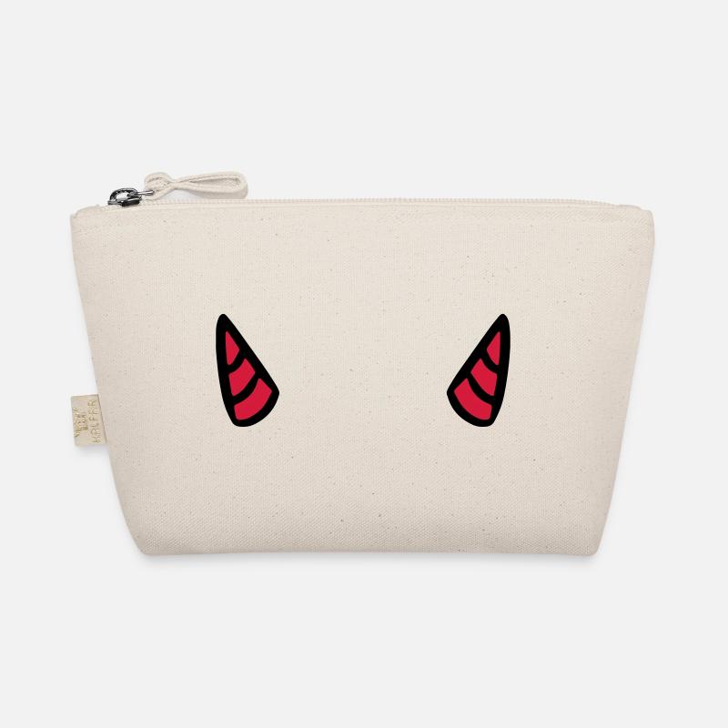 Devil's horn devil devil horn evil - Organic Pouch - nature
