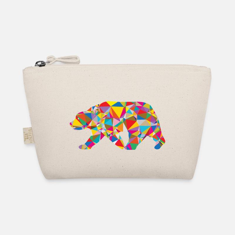 Ours - Low Poly - Art Trousse biologique