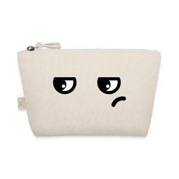 Augen Genervt Kawaii - Bio-Täschchen - Natur - Vorne