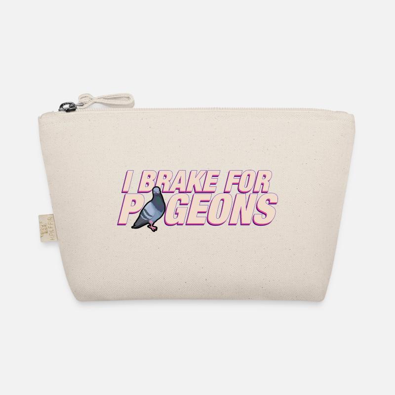I brake for pigeons Organic Pouch
