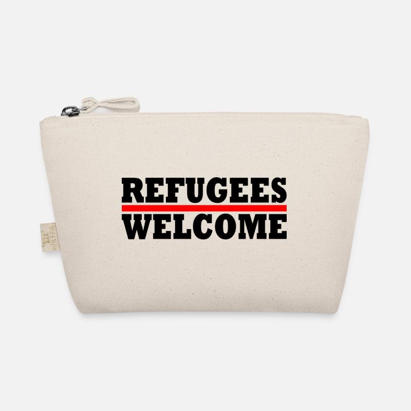 refugees welcome Organic Pouch