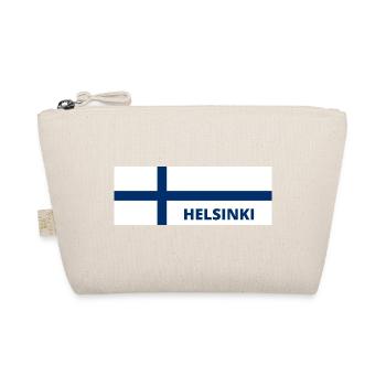 Helsinki City in Finnish Flag - Organic Pouch - nature - Front