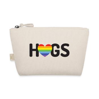 LGBT-Umarmungen - Bio-Täschchen - Natur - Vorne
