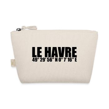 Le Havre Koordinaten - Bio-Täschchen - Natur - Vorne