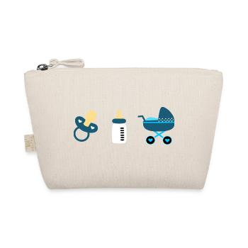 Baby Birth 2025 Gift Gift Idea - Organic Pouch - nature - Front