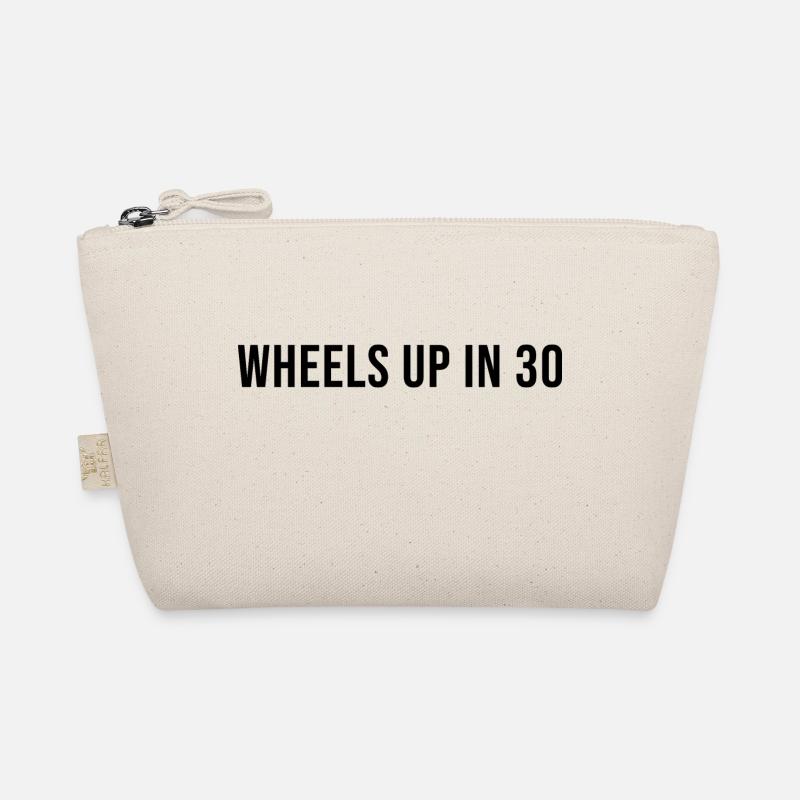 Wheels up in 30 - Organic Pouch - nature