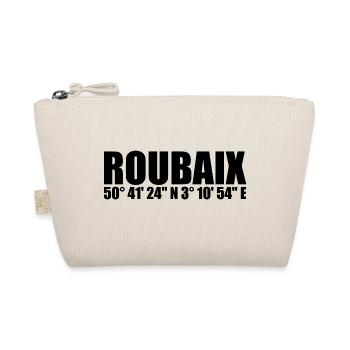Roubaix Koordinaten - Bio-Täschchen - Natur - Vorne