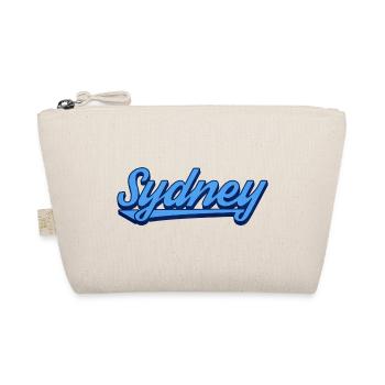 Sydney Ocean Script Logo - Organic Pouch - nature - Front