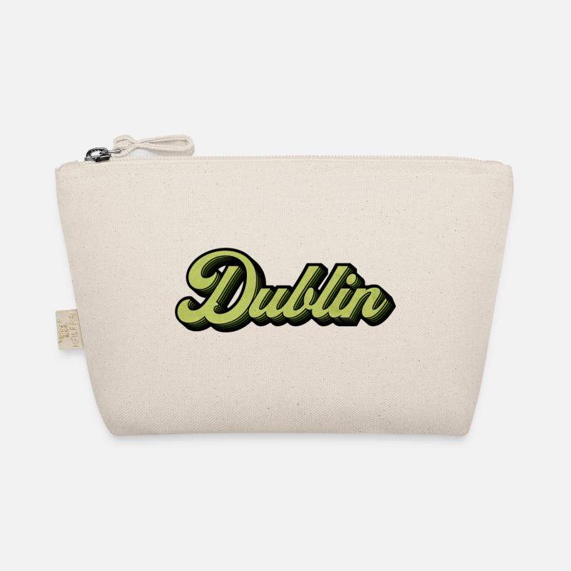 Dublin Retro Script in Lime Bio-Täschchen