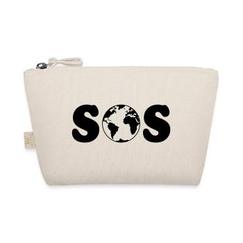 SOS – Jour du dépassement de la Terre / Changement climatique (B / SVG) - Trousse biologique - nature - Devant