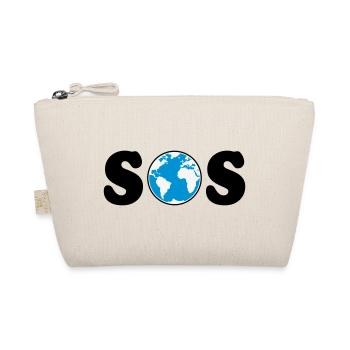 SOS – Earth Day / Climate Change (B / 3C / SVG) - Organic Pouch - nature - Front